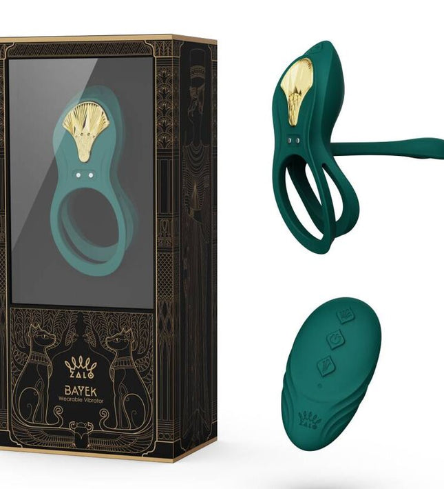 ZALO - BAYEK VIBRATING COUPLES RING GREEN