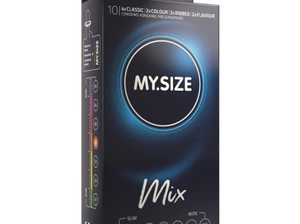 MY SIZE - MIX CONDOMS 57 MM 10 UNITS