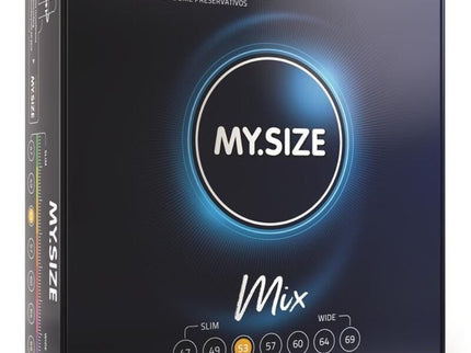 MY SIZE - MIX CONDOMS 53 MM 28 UNITS