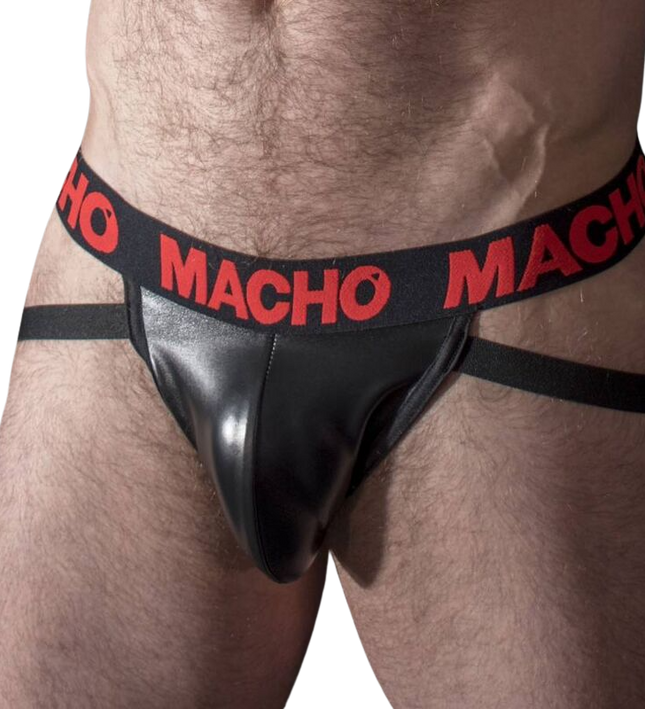 MACHO - MX25RC JOCK RED LEATHER XL