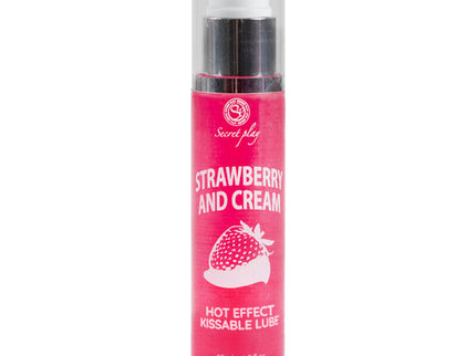 SECRETPLAY - LUBRICANT 2-1 HEAT EFFECT STRAWBERRY & CREAM 50 ML