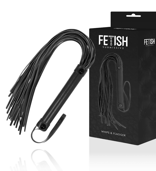 FETISH SUBMISSIVE - VEGAN LEATHER WHIP