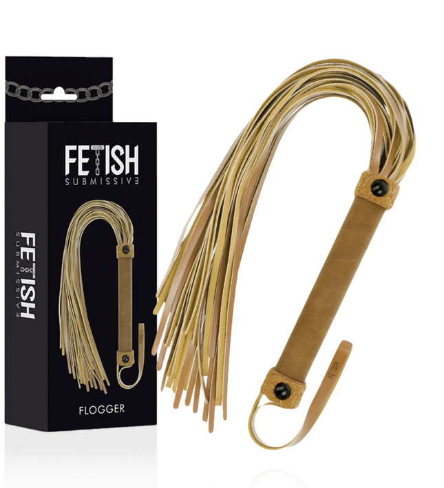 FETISH SUBMISSIVE ORIGEN - VEGAN LEATHER WHIP