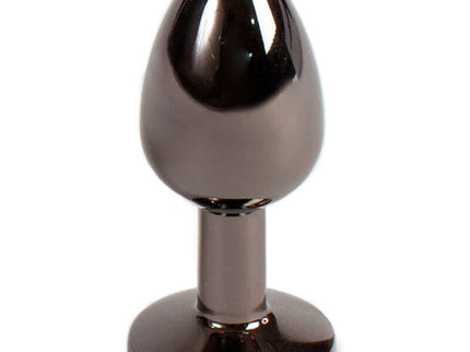 SECRETPLAY - GUNMETAL BUTT PLUG SMALL SIZE 7 CM