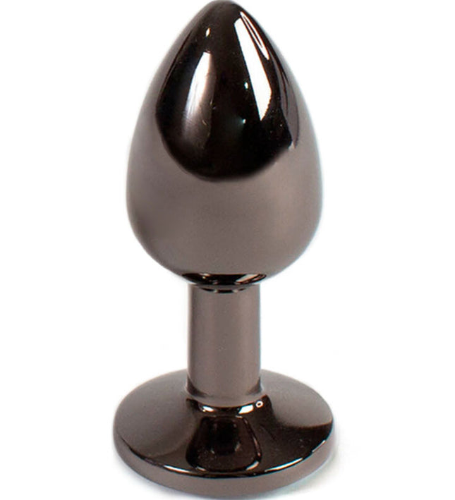 SECRETPLAY - GUNMETAL BUTT PLUG SMALL SIZE 7 CM