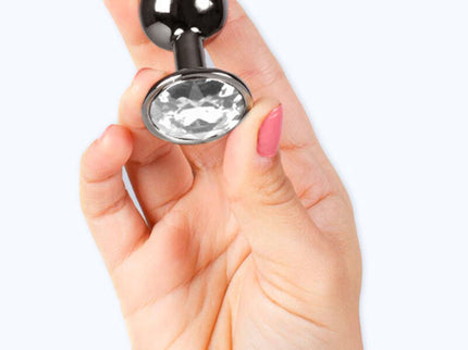 SECRETPLAY - GUNMETAL BUTT PLUG SMALL SIZE 7 CM