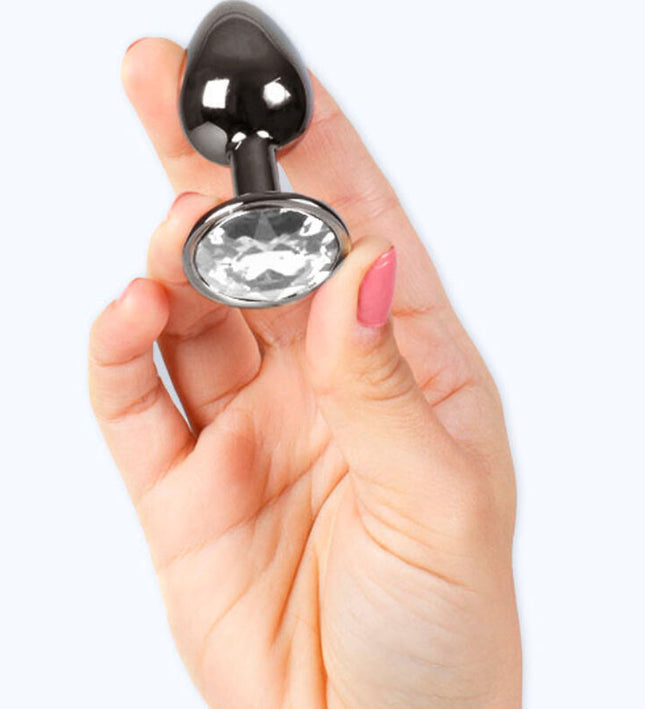 SECRETPLAY - GUNMETAL BUTT PLUG SMALL SIZE 7 CM
