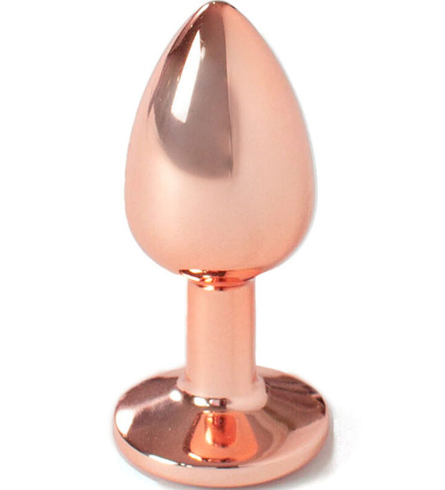 SECRETPLAY - METAL BUTT PLUG ROSE GOLD SMALL SIZE 7 CM