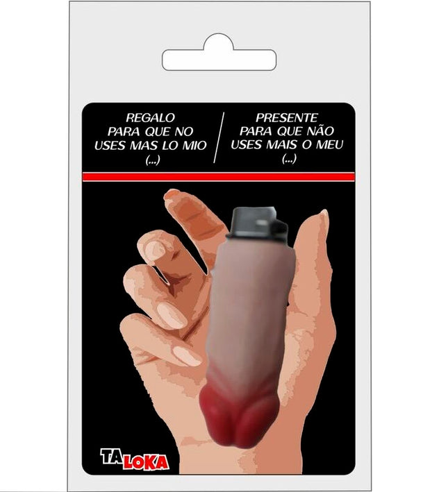 TALOKA - FANTASTIC LIGHTER IN THE SHAPE OF A FLESH COLOR PENIS