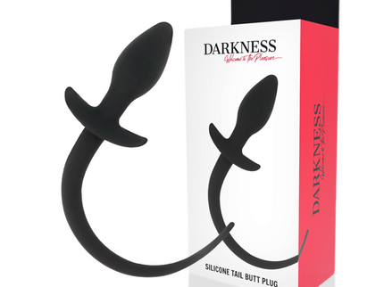 DARKNESS - ANAL PLUG 28 CM BLACK SILICONE