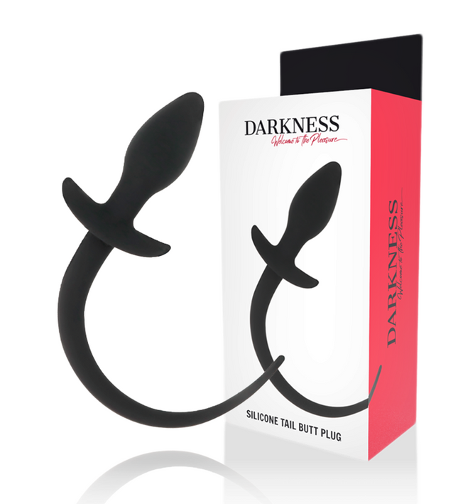 DARKNESS - ANAL PLUG 28 CM BLACK SILICONE
