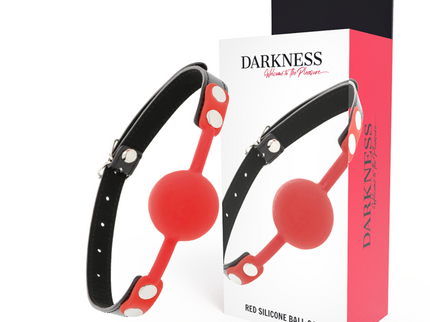DARKNESS - RED SILICONE GAG