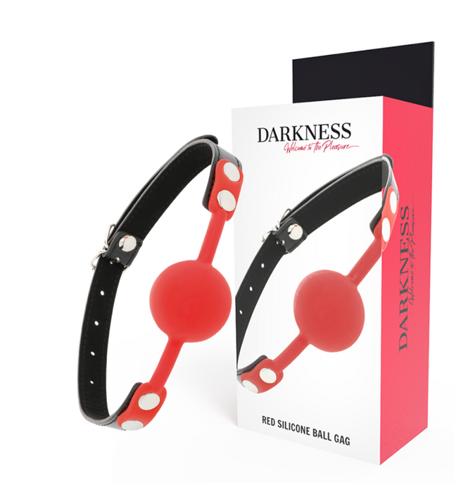 DARKNESS - RED SILICONE GAG