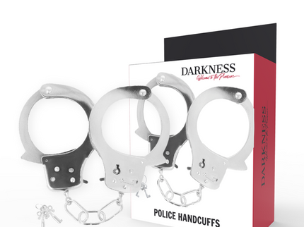 DARKNESS - METAL HANDCUFFS WITH KEYS