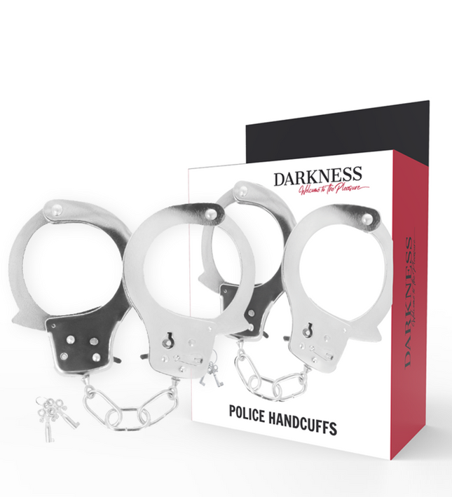 DARKNESS - METAL HANDCUFFS WITH KEYS