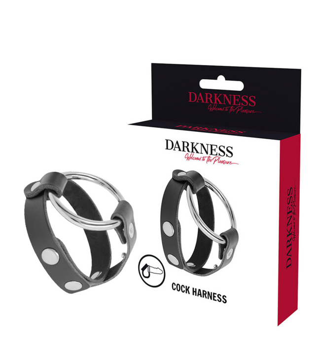 DARKNESS - BDSM COCK AND TESTICLE RING