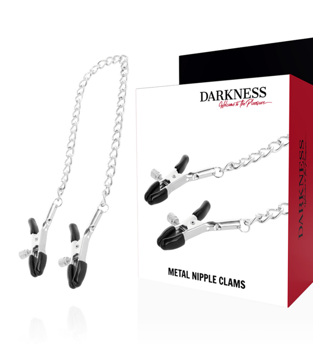 DARKNESS - ADJUSTABLE NIPPLE CLAMPS METAL