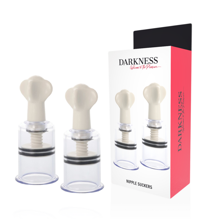 DARKNESS - TRANSPARENT NIPPLE SUCKER 5CM DIAMETER