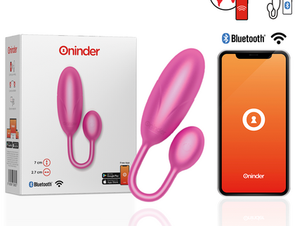 ONINDER - DENVER VIBRATING EGG PINK 7 X 2.7 CM FREE APP