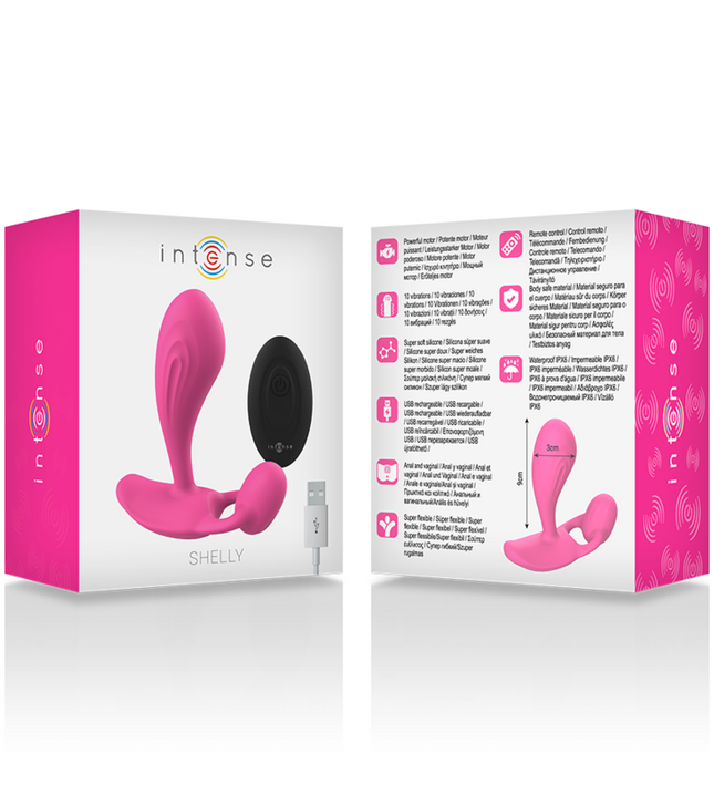 INTENSE - SHELLY PLUG ANAL REMOTE CONTROL PINK