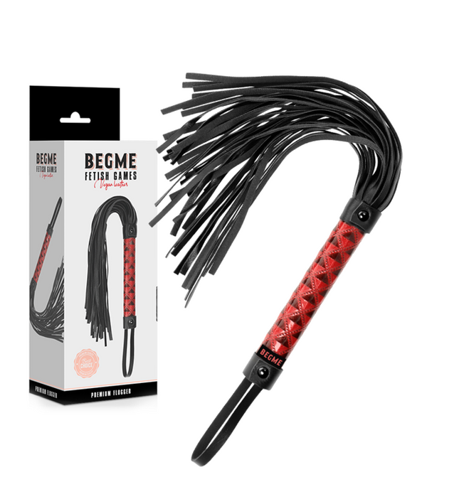 BEGME - RED EDITION VEGAN LEATHER FLOGGER