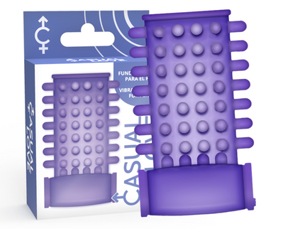 CASUAL LOVE - RING VIBRATING SLEEVE PURPLE