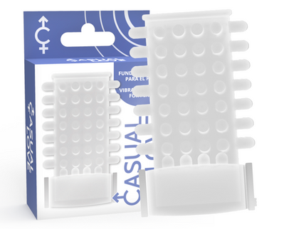 CASUAL LOVE - RING VIBRATING SLEEVE TRANSPARENT