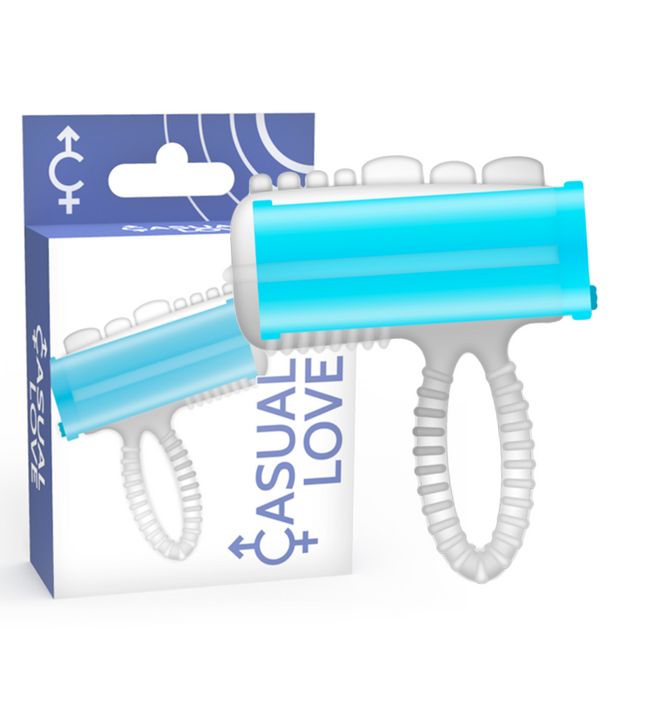 CASUAL LOVE - RING TONGUE VIBRATING BLUE
