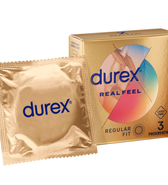 DUREX - REAL FEEL CONDOMS 3 UNITS