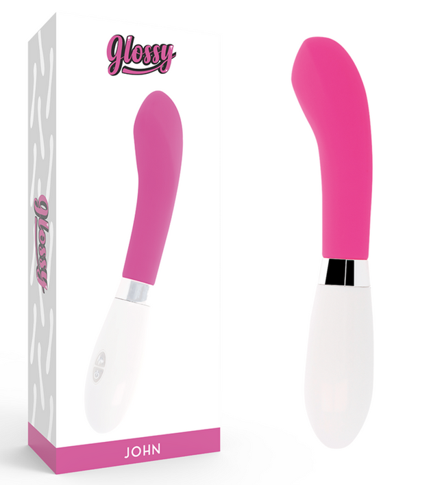 GLOSSY - JOHN VIBRATOR PINK