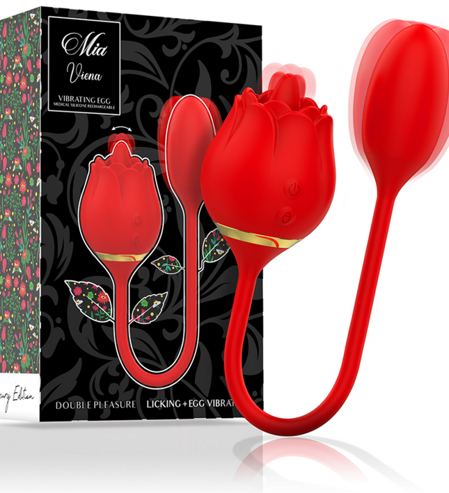 MIA - VIENNA DOUBLE PLEASURE LICKING + VIBRATING EGG