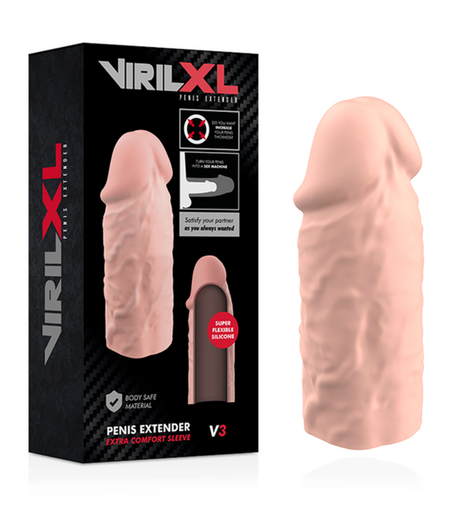 VIRILXL - LIQUID SILICONE V3 NATURAL PENIS EXTENSION