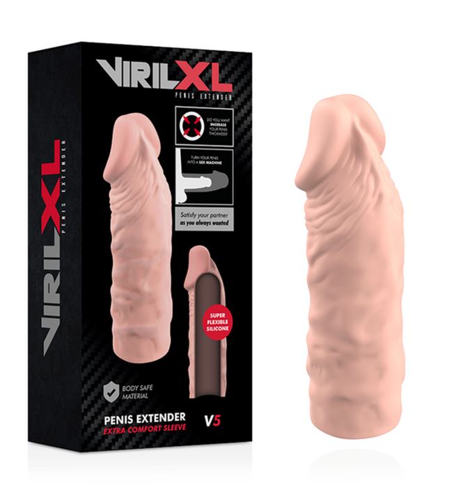 VIRILXL - LIQUID SILICONE V5 NATURAL PENIS EXTENSION