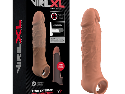 VIRILXL - LIQUID SILICONE V9 BROWN PENIS EXTENSION