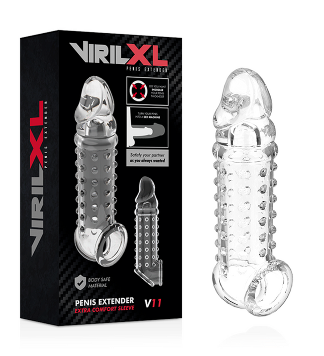 VIRILXL - PENIS EXTENSION AND SHEATH V11 TRANSPARENT