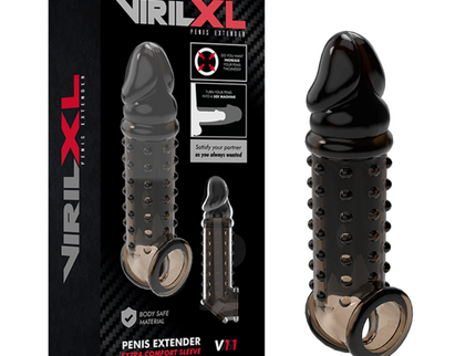 VIRILXL - PENIS EXTENSION AND SHEATH V11 BLACK