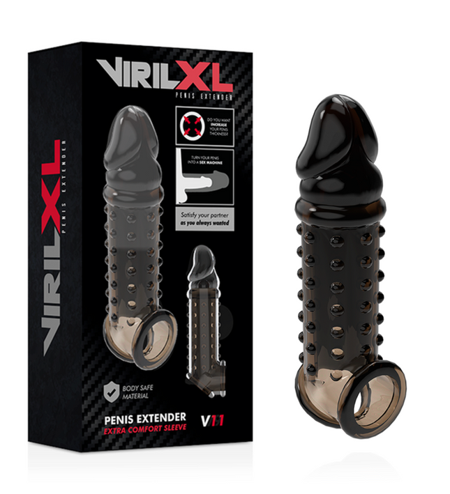 VIRILXL - PENIS EXTENSION AND SHEATH V11 BLACK