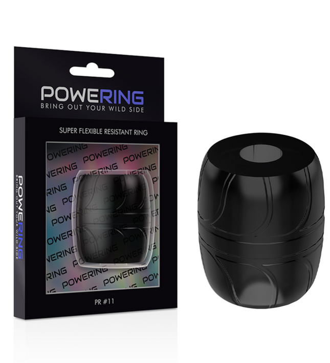 POWERING - SUPER FLEXIBLE AND RESISTANT PENIS RING 5 CM PR11 BLACK