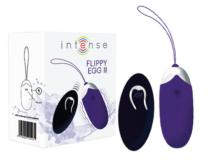 INTENSE - FLIPPY II VIBRATING EGG WITH REMOTE CONTROL PURPLE