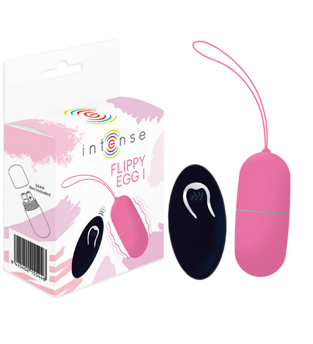 INTENSE - FLIPPY I VIBRATING EGG WITH REMOTE CONTROL PINK