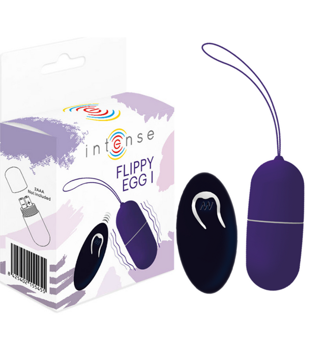 INTENSE - FLIPPY I VIBRATING EGG WITH REMOTE CONTROL PURPLE