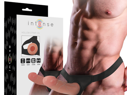 INTENSE - HOLLOW HARNESS WITH DILDO 16 X 3 CM