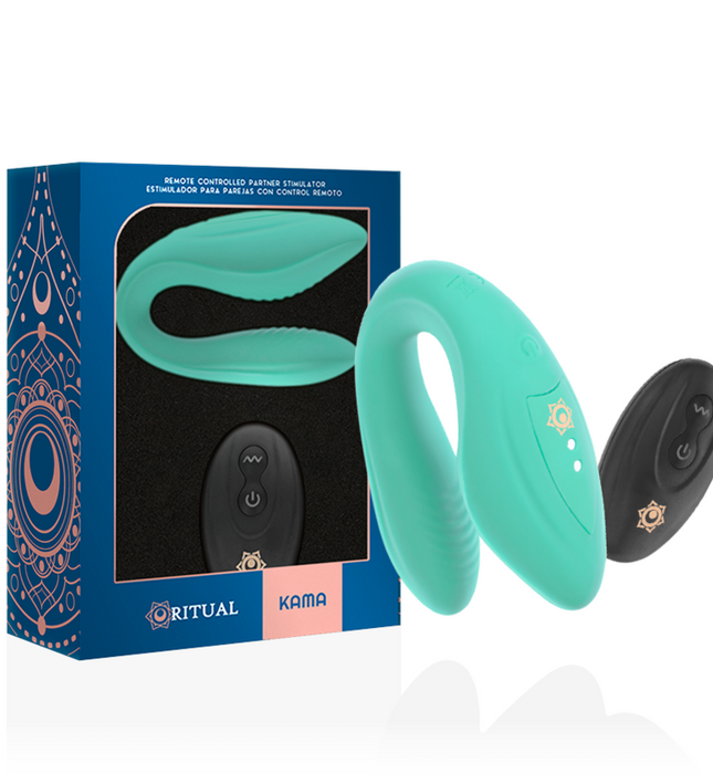 RITHUAL - KAMA REMOTE CONTROL FOR COUPLES AZABACHE