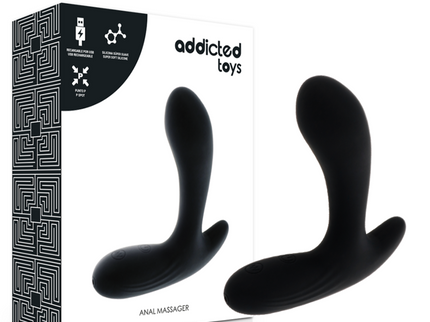 ADDICTED TOYS - ANAL MASSAGER BLACK VIBRATION
