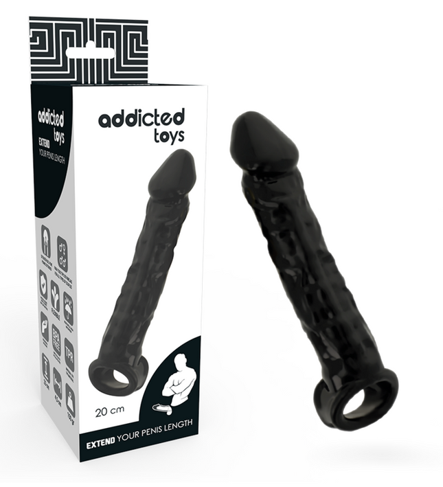 ADDICTED TOYS - DONG EXTENSION BLACK