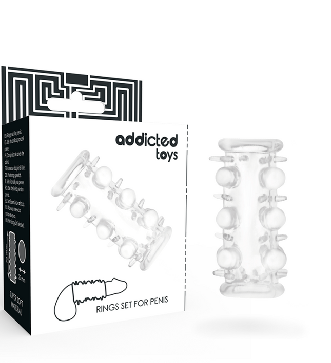 ADDICTED TOYS - PENIS SLEEVE CLEAR