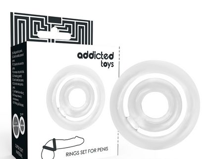 ADDICTED TOYS - POTENZ- C-RING PENIS CLEAR