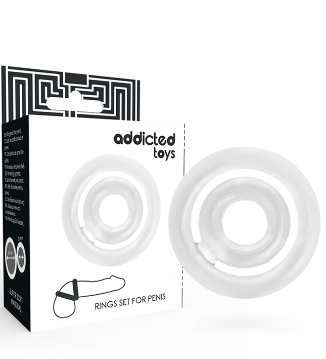 ADDICTED TOYS - POTENZ- C-RING PENIS CLEAR