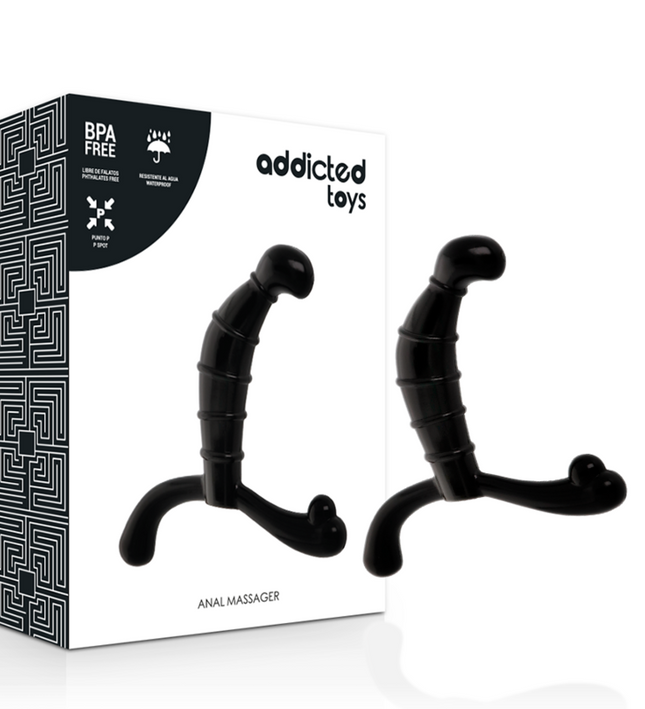 ADDICTED TOYS - PROSTATE ANAL PLEASURE BLACK