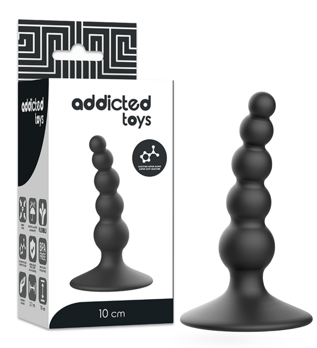 ADDICTED TOYS - ANAL SEXUAL PLUG 10 CM BLACK